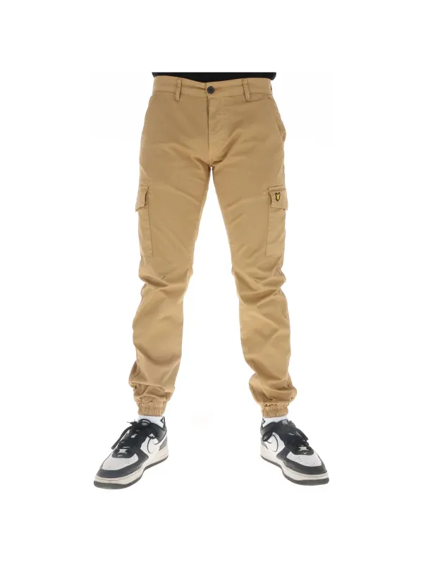 Schwarze und beige Lyle & Scott Hose