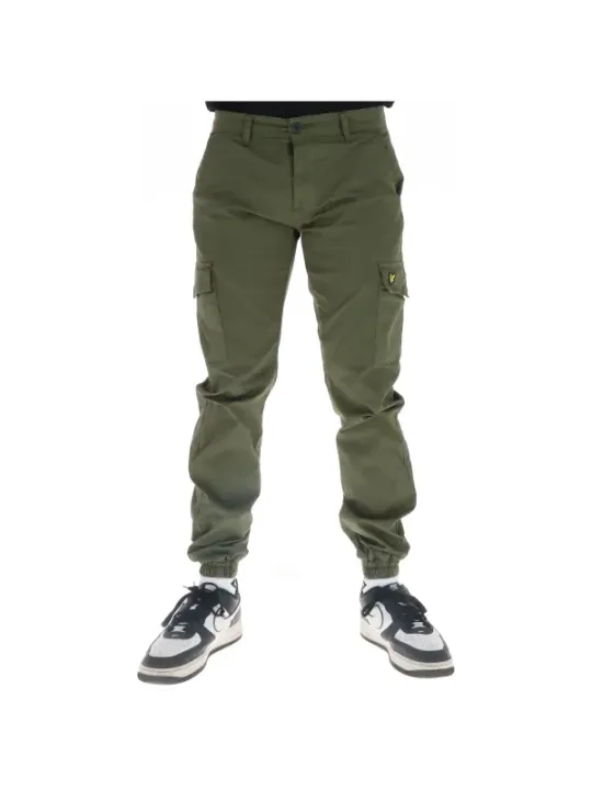 Grüne Lyle & Scott Cargohose