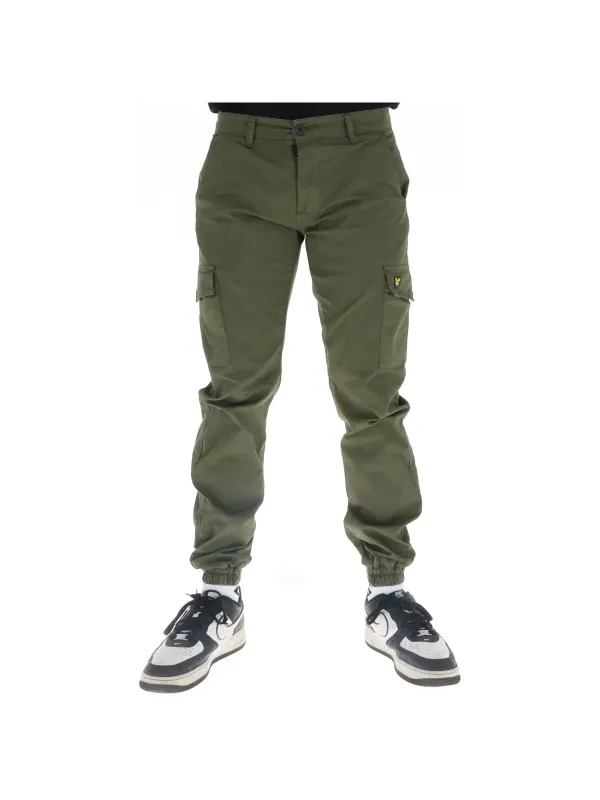 Grüne Lyle & Scott Cargohose