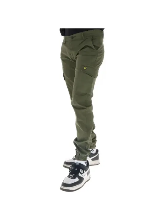Olivgrüne Herren Casual Hose Lyle & Scott