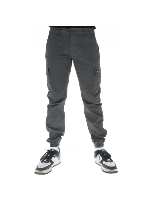 Männliche graue tapered Hosen Lyle & Scott