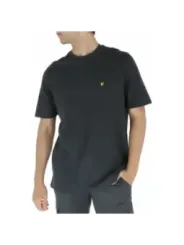Schwarzes Lyle & Scott Baumwoll-T-Shirt