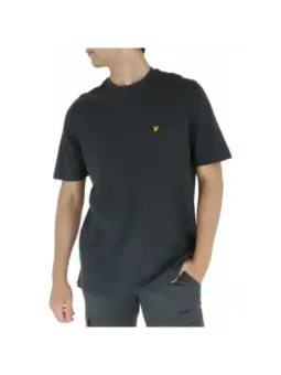 Schwarzes Lyle & Scott Baumwoll-T-Shirt