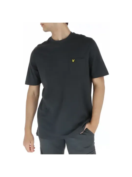 Schwarzes Lyle & Scott Baumwoll-T-Shirt
