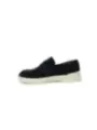 Schwarze Loafer mit dicker Sohle