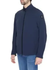 Leichte graue Herrenjacke mit Reißverschluss