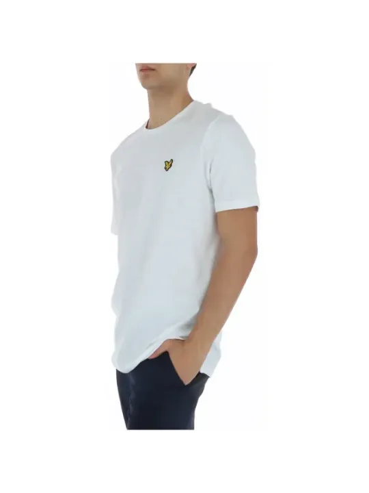 Weißes Lyle & Scott Baumwoll-T-Shirt