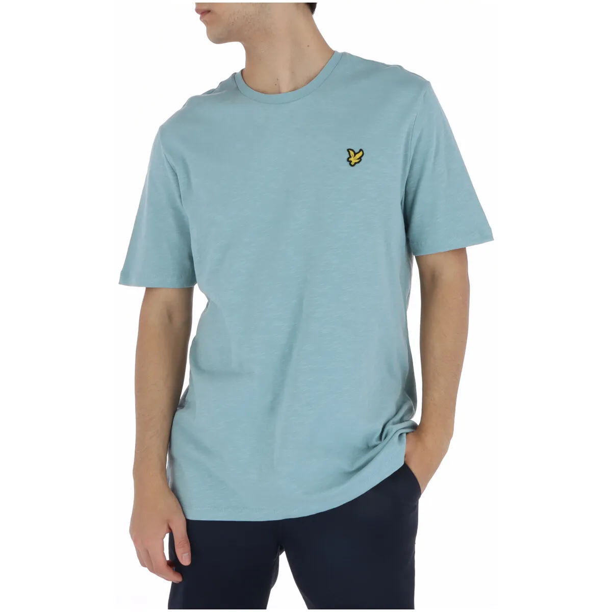 Herren T-Shirt Azurblau 471795