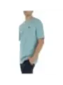 Hellblaues Lyle & Scott Baumwoll-T-Shirt