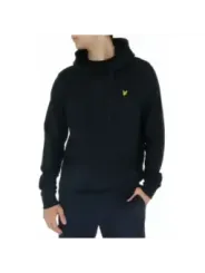 Schwarzer Lyle & Scott Kapuzenpullover