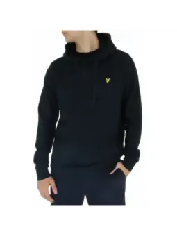 Schwarzer Lyle & Scott Kapuzenpullover