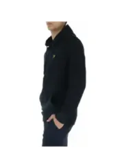 Schwarzer Lyle & Scott Kapuzenpullover