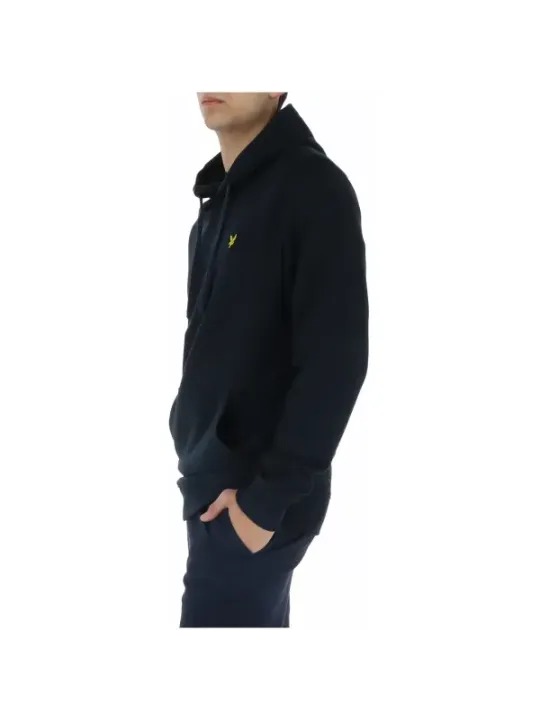 Schwarzer Lyle & Scott Kapuzenpullover