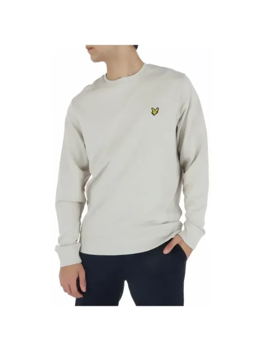 Weißes Lyle & Scott Sweatshirt bestickt