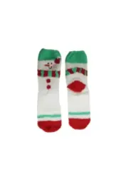 Bunte Socken liegen flach drapiert