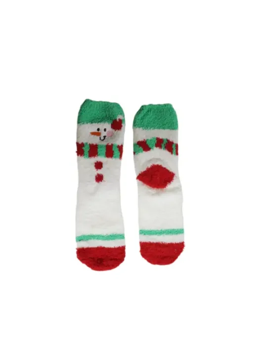 Bunte Socken liegen flach drapiert