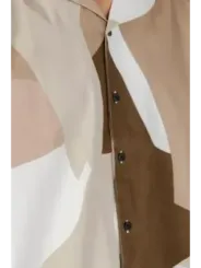 Abstrakt bedrucktes Langarmhemd von Only & Sons