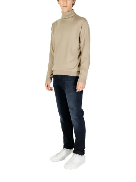 Beiger U.S. Polo Assn. Rollkragenpullover