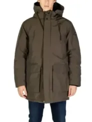 Grüne Replay Winterjacke mit Kapuze