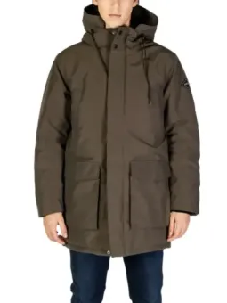 Grüne Replay Winterjacke mit Kapuze