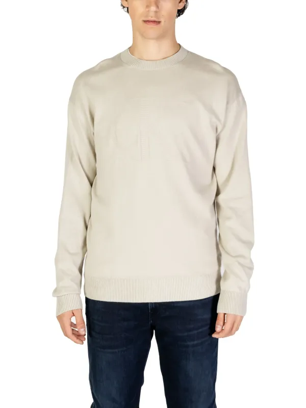 Cremefarbener Calvin Klein Pullover Herren