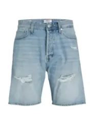 Distressed hellblaue Jack & Jones Shorts