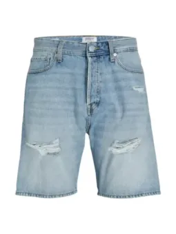 Distressed hellblaue Jack & Jones Shorts