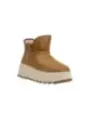 Tan Wildleder Plattform Stiefeletten