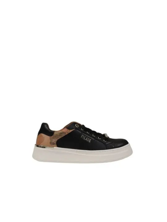 Schwarze Alviero Martini Sneaker Leder