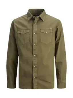 Olivgrünes Jack & Jones Hemd