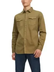 Grüne Jack & Jones Arbeitshemd