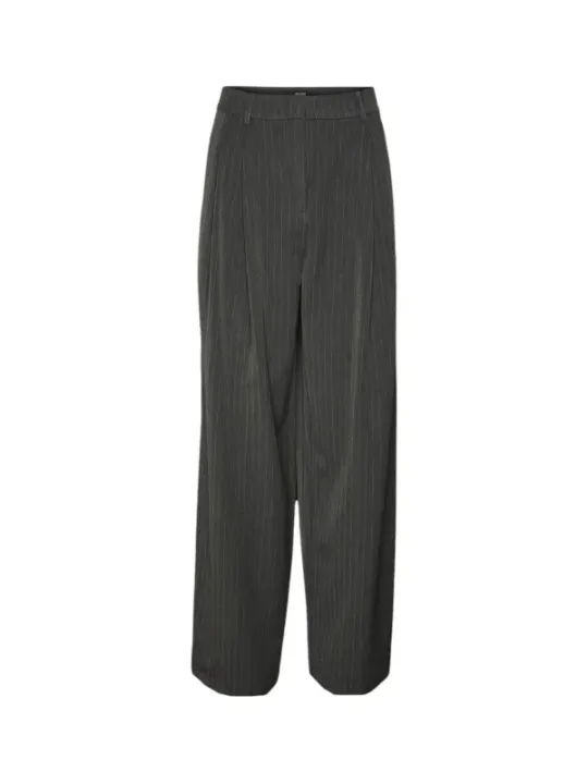 Dunkelgraue weite Vero Moda Hose