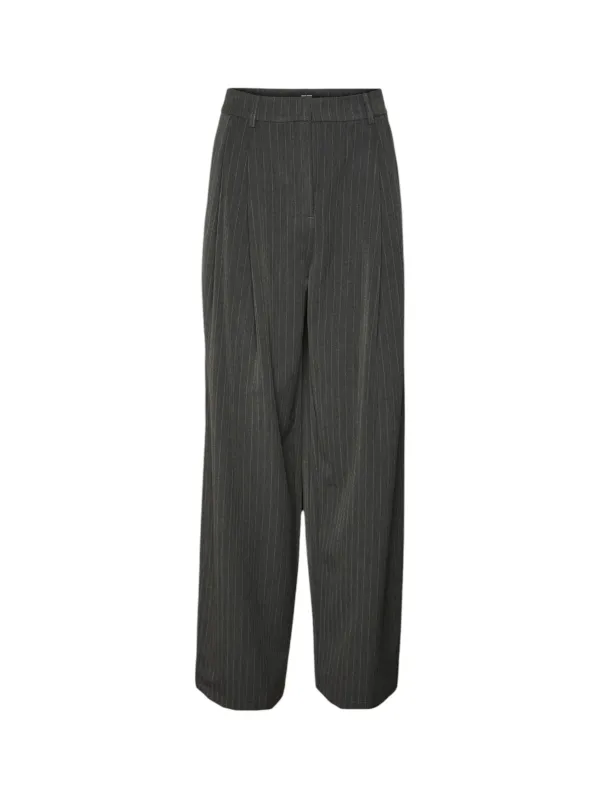 Dunkelgraue weite Vero Moda Hose