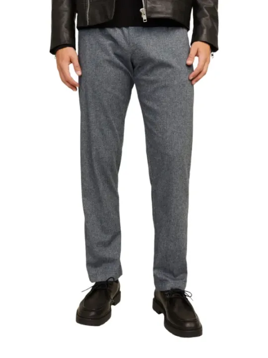 Graue Jack & Jones Stoffhose