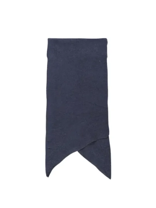 Dunkelgrauer, dehnbarer Schal für Damen