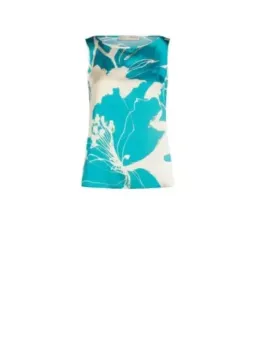 Teilweise blumiger Rinascimento Camisole Top