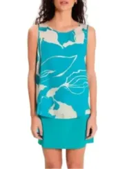 Türkis-weißes Rinascimento Zweiteiler-Sommeroutfit