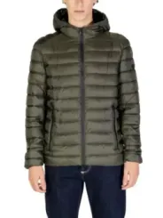 Olivgrüne gesteppte Gianni Lupo Jacke