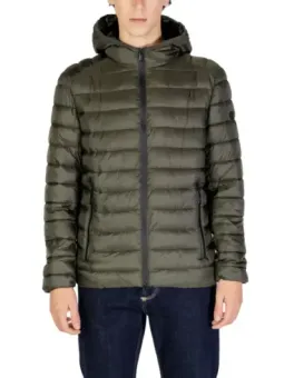 Olivgrüne gesteppte Gianni Lupo Jacke