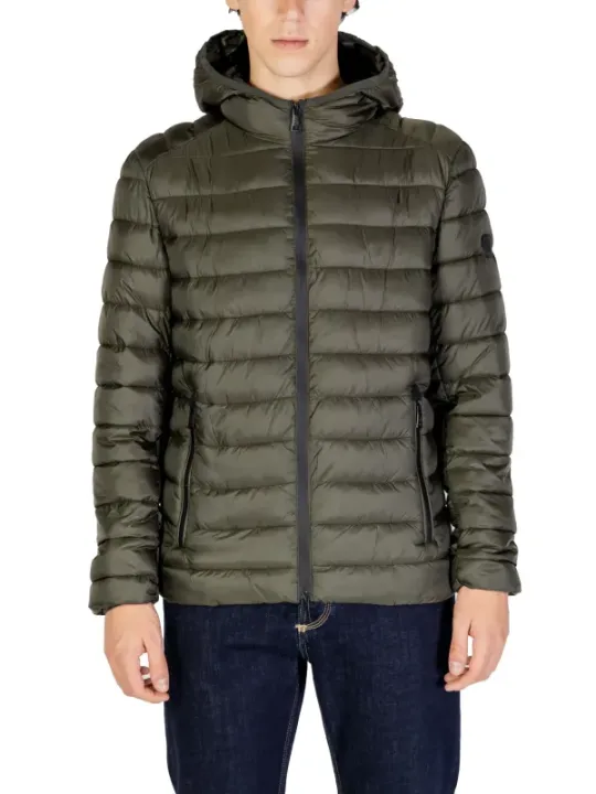 Olivgrüne gesteppte Gianni Lupo Jacke