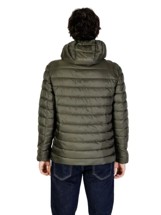 Olivgrüne Gianni Lupo Pufferjacke für Herren
