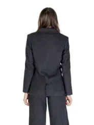 Dunkelgraues Blazer und Hosen Set