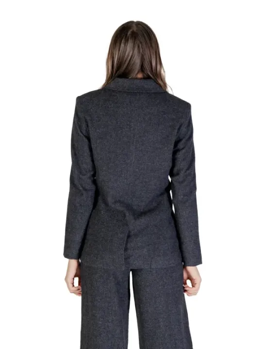 Dunkelgraues Blazer und Hosen Set