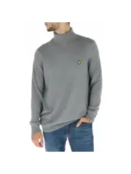 Lyle & Scott Herren Mock-Pullover Baumwolle