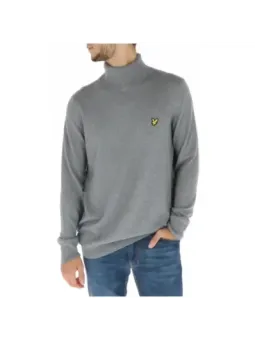 Lyle & Scott Herren Mock-Pullover Baumwolle