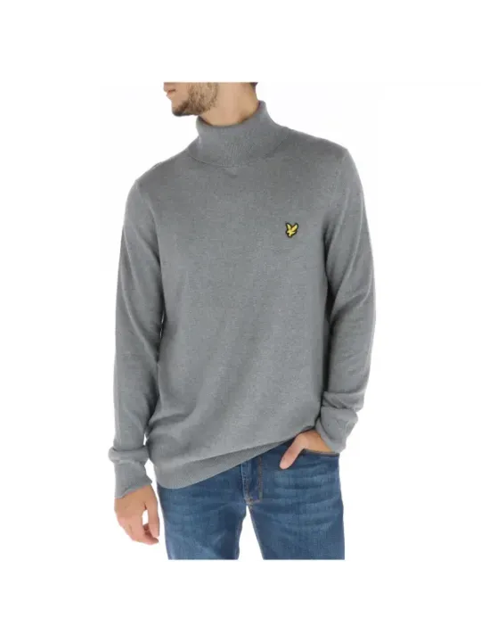 Lyle & Scott Herren Mock-Pullover Baumwolle