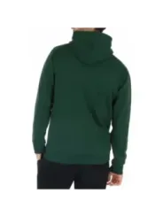 Grüner Hoodie, bequeme schwarze Hose