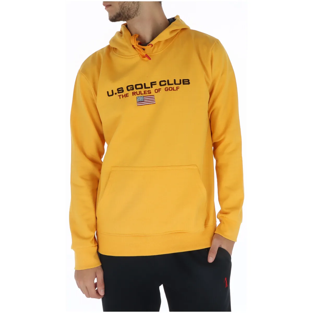 Herren Fleece Senffarben 478198