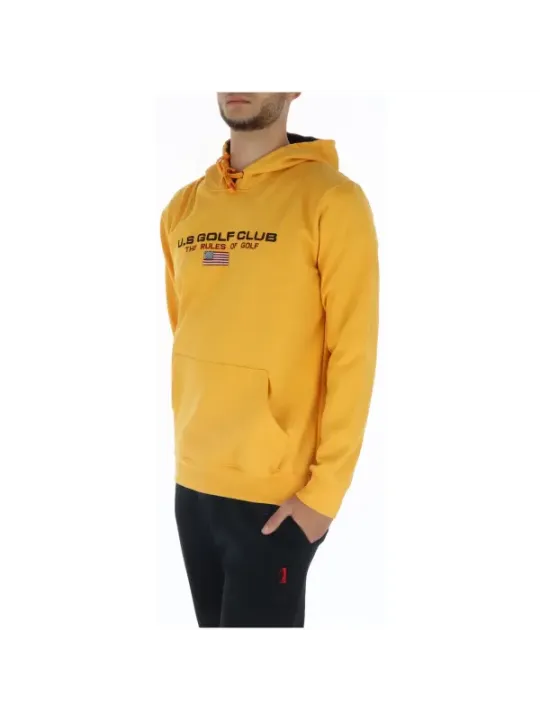 Gelbe Golf Club Kapuzenpullover und Hose