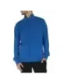 Blauer Golfjacke mit rotem Akzent